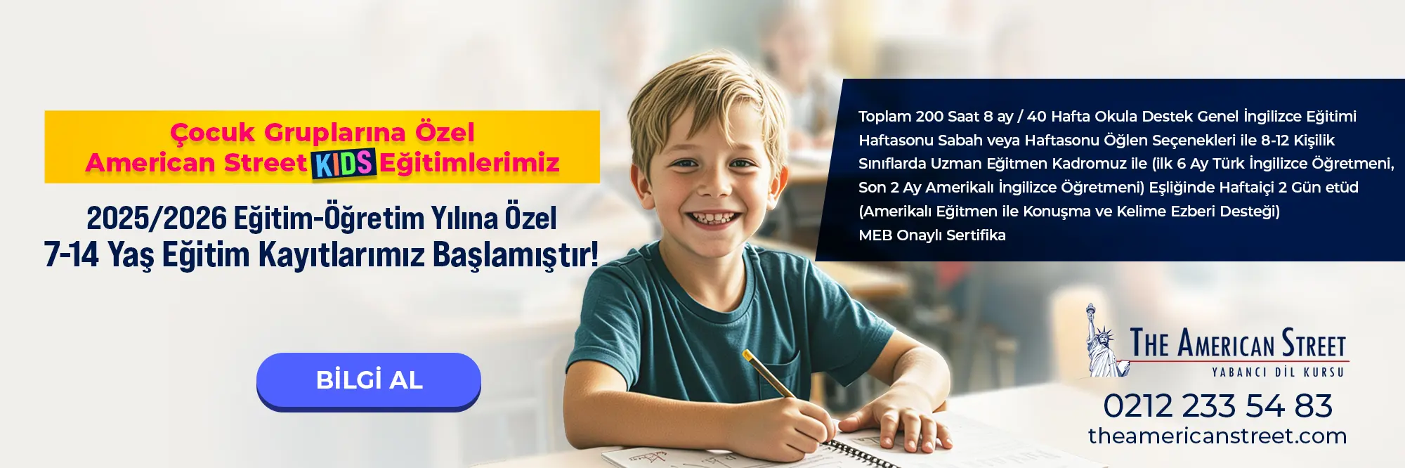 Çocuklar İçin İngilizce Kursu