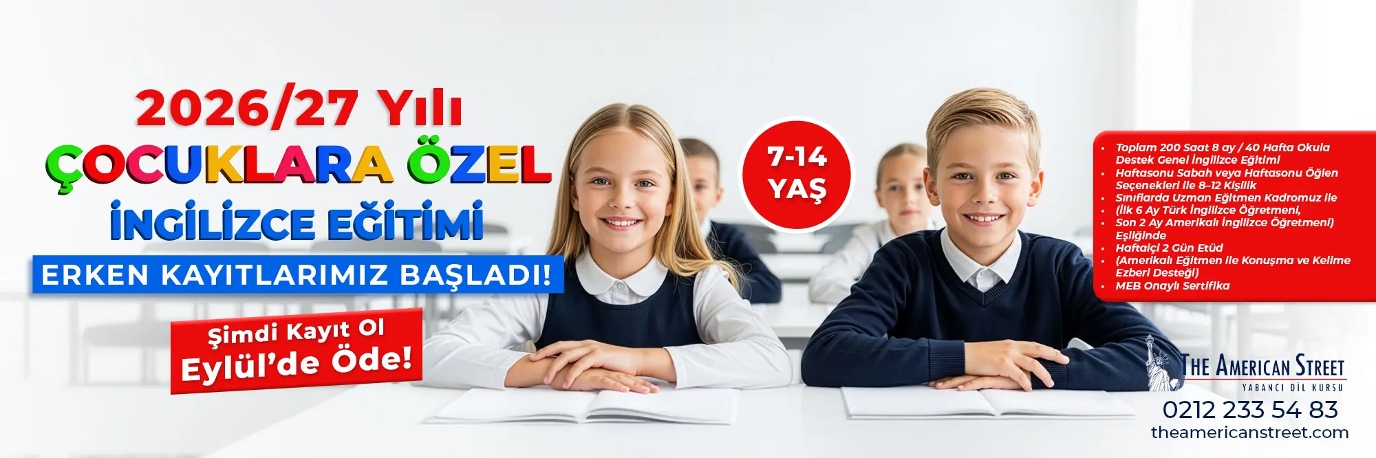 Çocuklar İçin İngilizce Kursu