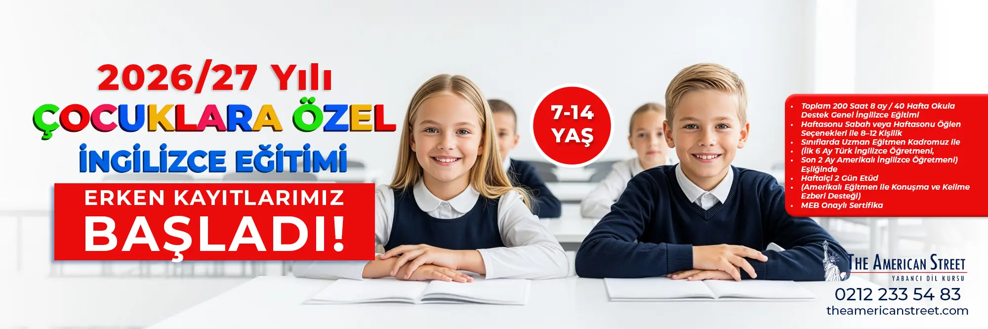 Çocuklar İçin İngilizce Kursu