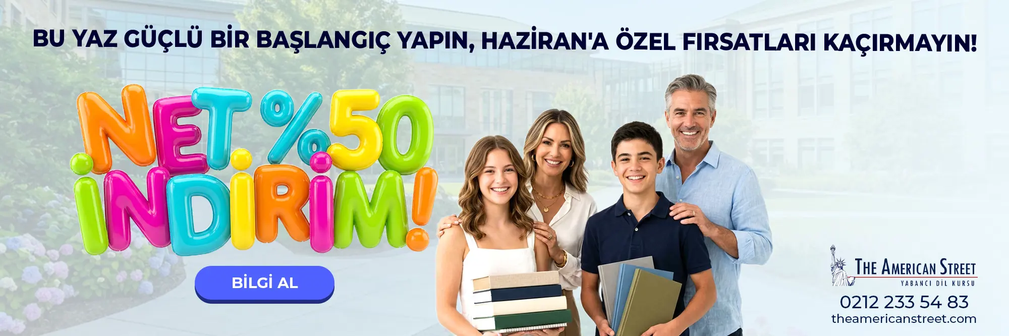 Haziran'a Özel Fırsatları Kaçırmayın! Net %50 İndirim!