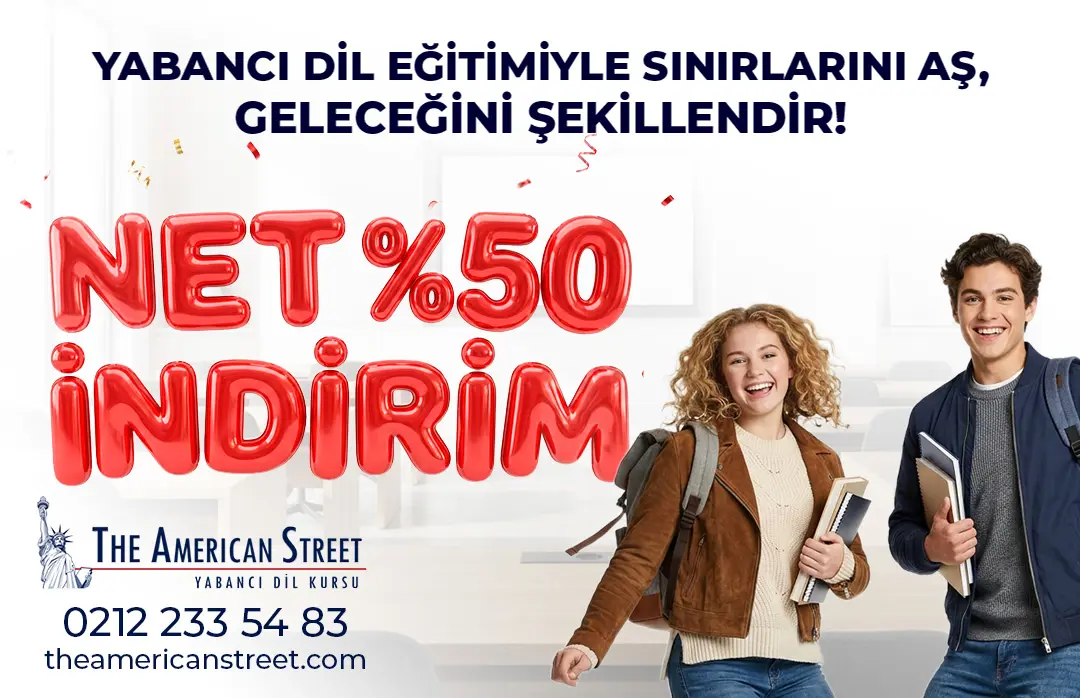 Yabancı Dil Eğitimiyle Sınırlarını Aş, Geleceğin Şekillendir! Net %50 İndirim!